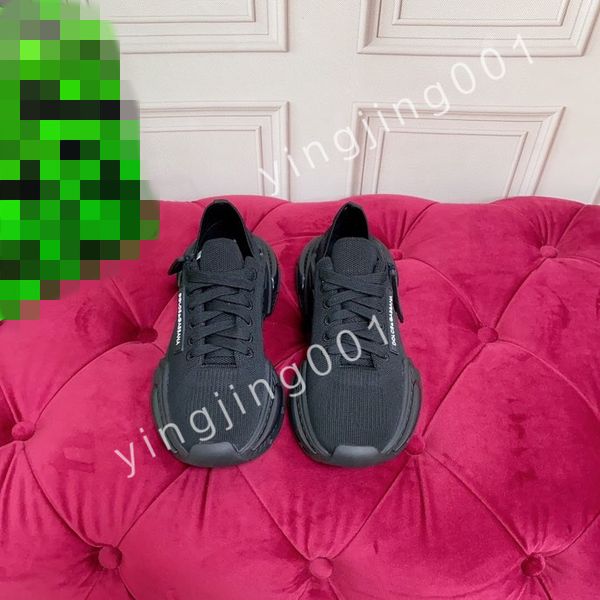 

2023 new fashion shoes designer sneaker platform luxury chunky shoe women men breathable walking sneakers rubber soft leather black