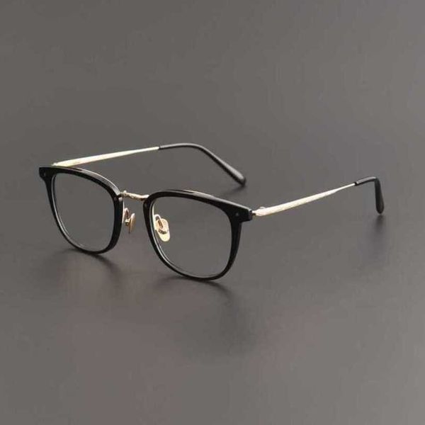 

luxury designer summer sunglasses japanese hand-made plate eyeglass frame female personality artistic myopia can be matched with a number of, White;black