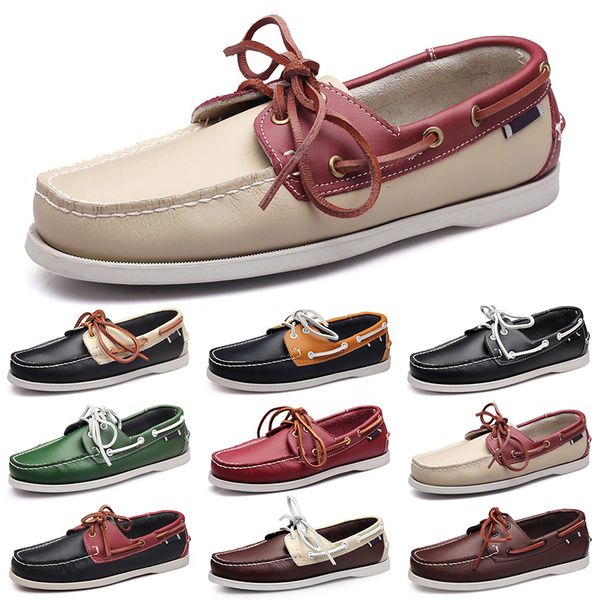 

casual shoes men black leisure silvers taupe dlives browns grey reds greens walking low soft multi leather mens sneaker outdoor trainer