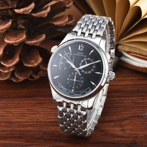 

mens automatic watch mechanical black blue rose gold blue mirror, Slivery;brown