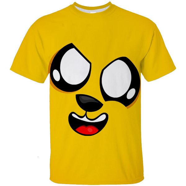 

mens tshirts funny mikecrack tshirt children 3d cartoon tee kawaii oneck t shirt los compas anime streetwear compadretes summer 230407, White;black