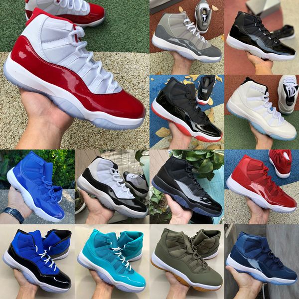 

og jumpman 11 cherry basketball shoes xi hyper royal 11s low pure violet midnight navy cool grey bred concord 45 midnight navy men women tra
