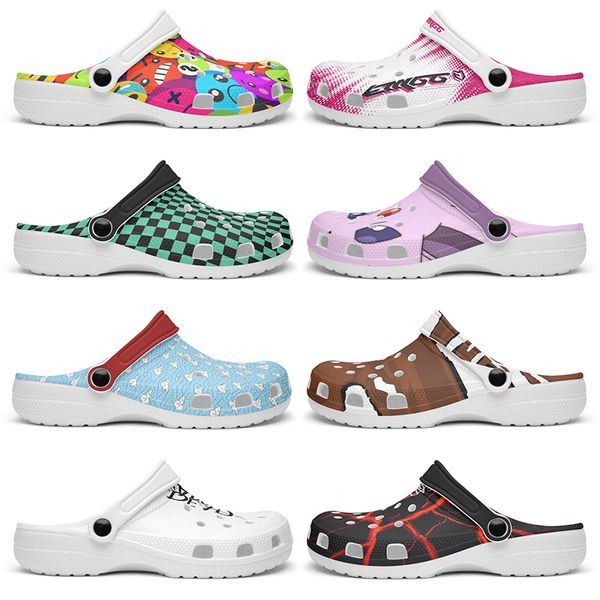 

Customized Glossy beautiful clean fashion beautiful Diy shoes for men and women's indoor slippers 89195