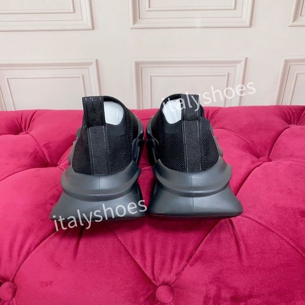 

men women fashion designer sneaker casual shoes leather sneakers embroidered stripes white shoe flat platform walking sports trainers, Black