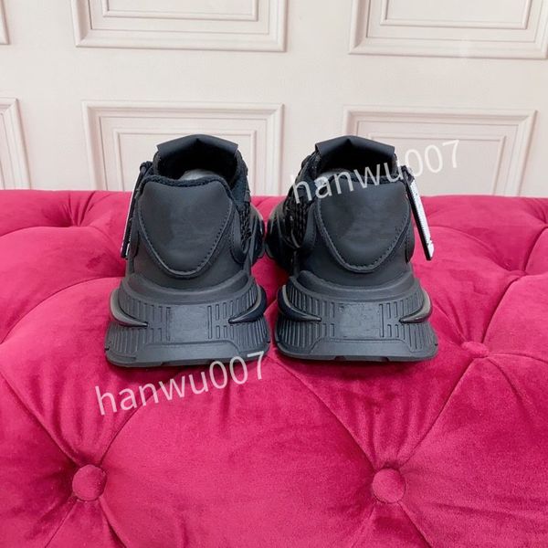 

2023brand women fashion designer shoes runner trainers suede leather low-cut shoes black white slip-on casual shoes
