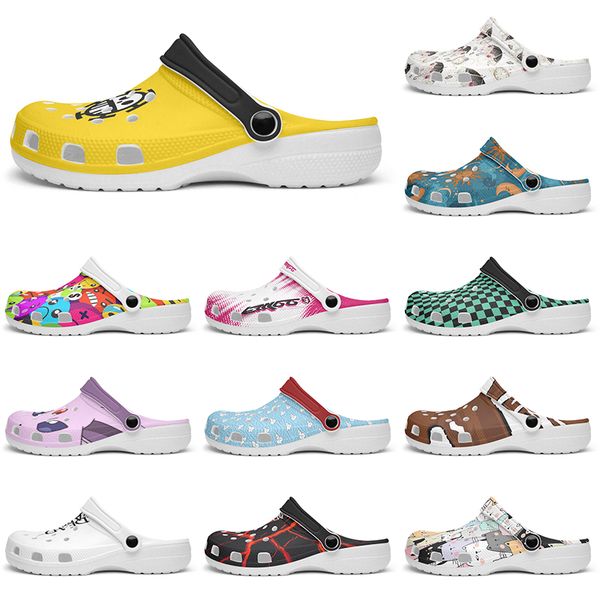 

Customized Glossy lovely comfortable beautiful Diy shoes for men and women's indoor slippers 91565