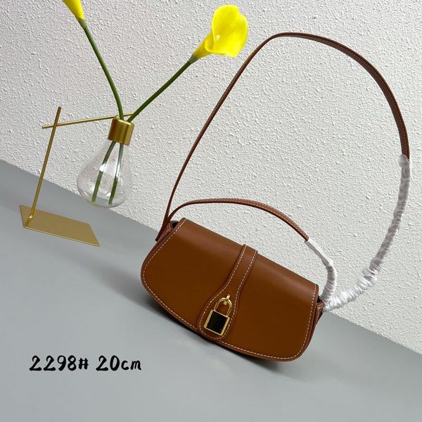 

retro handbag designer mini saddle bag tabou lock women shoulder bag triomhe print canvas fashion handbags luxury crossbody bags new 2023