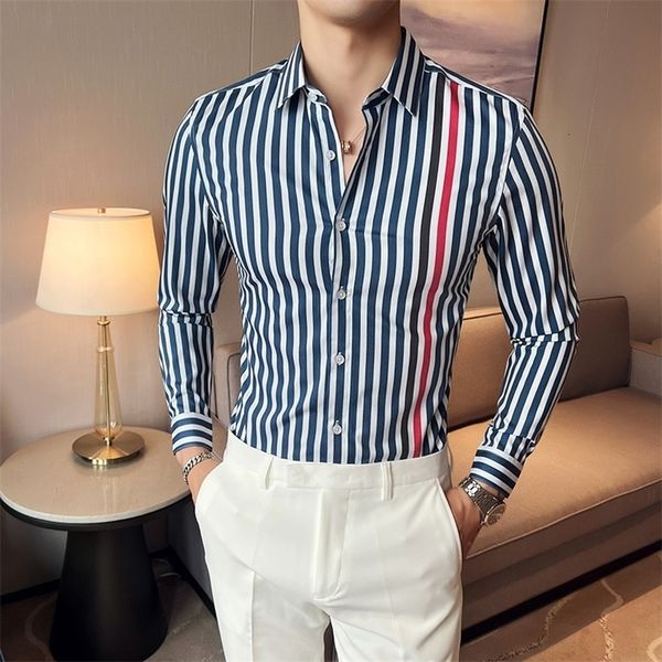 

men's casual shirts men's high-quality long sleeved solid color formal business shirt ultra-thin brand men's social down shir, White;black