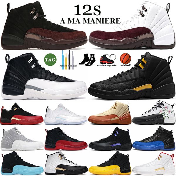 

12 jumpman 12s men basketball shoes royalty black taxi stealth playoffs reverse flu game eastside golf the master winter university gold men