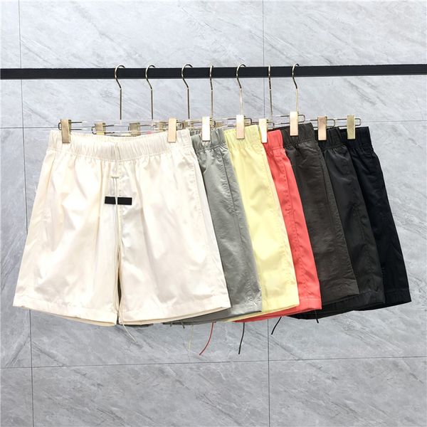 

designer mens womens summer beach quick drying shorts cotton fashion printed drawstring pants relaxed casual streetwear sweatpants size m-3x, White;black