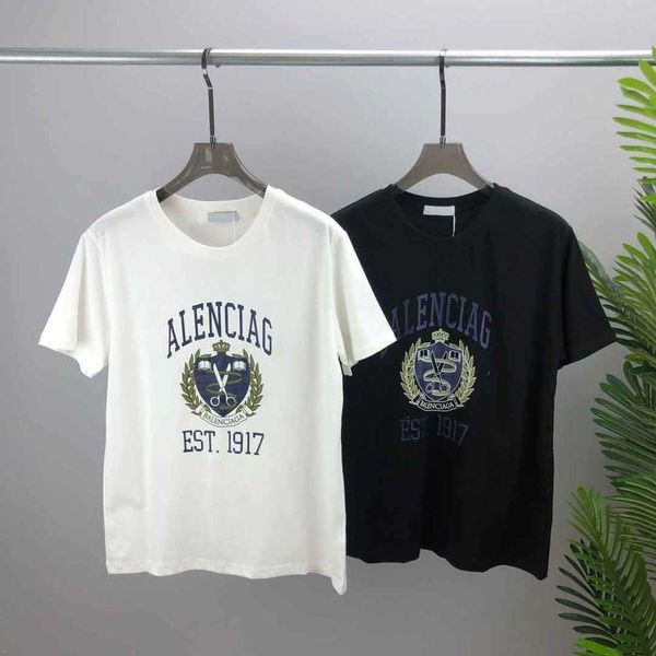

100% balencigas embroidery round printing neck men's of plus and tees polos replica with cotton european size 2wq, Black;brown