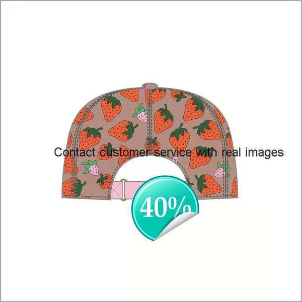 

ality strawberry baseball caps man's cotton cactus classic letter ball caps summer women sun hats outdoor adjustable snapback cap girl, Blue;gray