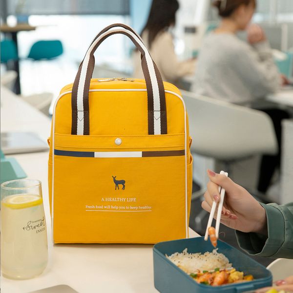 

ice packsisothermic bags insulated lunch with heat insulation thermal food door tote oxford travel picnic for office 230407