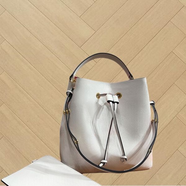 

designer drawstring bag womens drawstring neo bucket cross body shoulder bag purse luxury pochette accessoires pouch