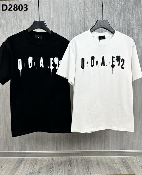 

nuove marche hip hop t shirt uomo manica corta in cotone magliette t-shirt in poliuretano uomo teel designer uomini donne t-shirt dt2803, White;black