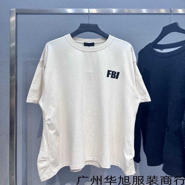 

luxury designer's new men's women's short sleeved sportswear set shirt correct version front and back english letter element, White;black