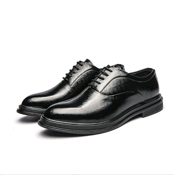 

dress shoes mules horsebit loafers leather men flat princetown authentic cowhide casual shoe round toe classic slides loafers mens printed 3, Black