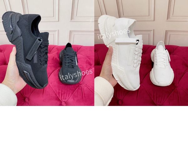 

new mens fashion designer sneaker womens casual shoes leather sneakers embroidered stripes white shoes flat platform walking sports shoes202, Black
