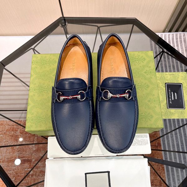 

g20model 2022 new luxurious men's casual shoes classic low-cut embossed leather shoes comfortable business designer dress shoes man loa, Black