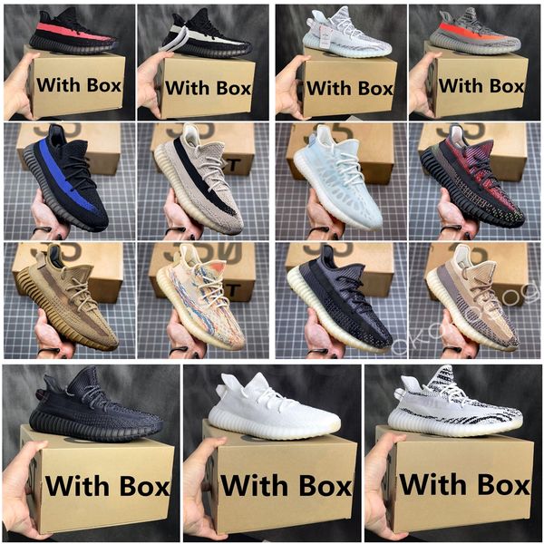 

2023 v2 shoes static 3m reflective gypsophila running shoes beluga 2.0 sesame butter semi-frozen yellow cream white zebra mens womens sneake, Black