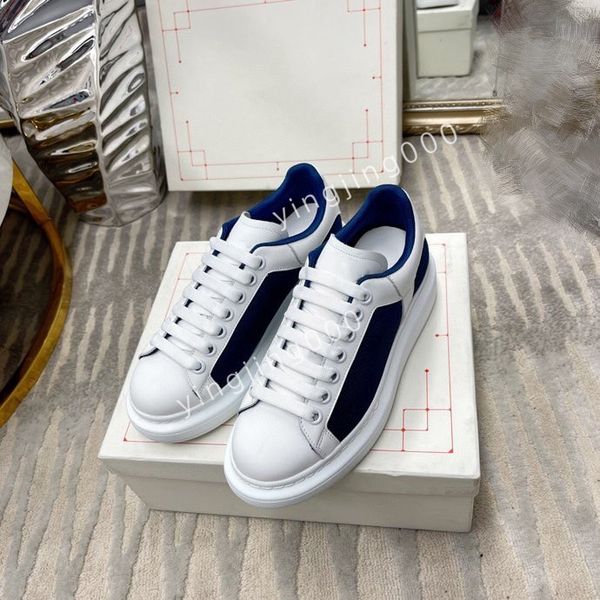 

2023brand mens flat sneakers low women casual trainers walking designer woman shoe leather lace up men fashion platform, Black