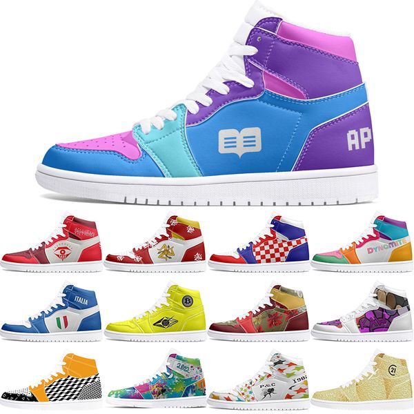 

winter autumn Customized Shoes 1s DIY shoes Basketball Shoes damping men 1 females 1 Anime Customized Character Trend Versatile Outdoor Shoe