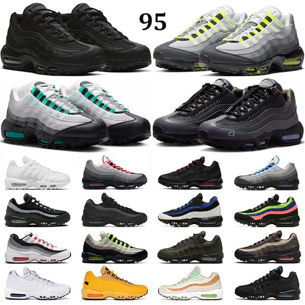 

OG 95 running shoes men women 95s Triple Black White Neon Stadium Green Crystal Blue Dark Beetroot Solar Red Bred Tour Yellow mens trainers outdoor sneakers, #10