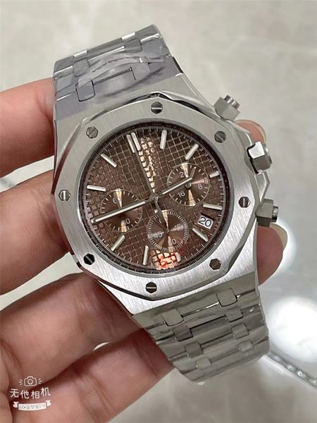 

now original series classic watch for men designer watchs mens watches quartz automatic wristwatch fashion wristwatches 904l stainless steel, Slivery;brown