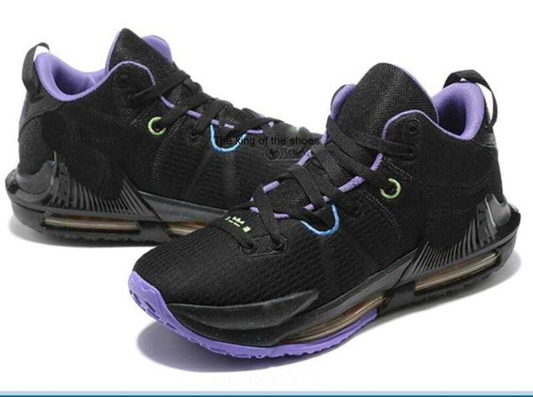 

2022 ogmens lebron witness 7 vii basketball shoes james 20 xx lakers graffiti purple blue pink black gold christmas red white oreo sneakers