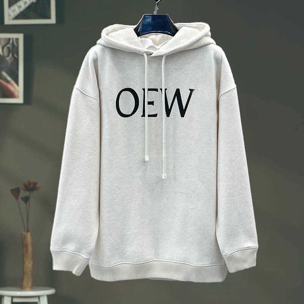 

luxury designer's new men's and women's short sleeved sportswear set shirt korean fall new letter print hoodie, Black