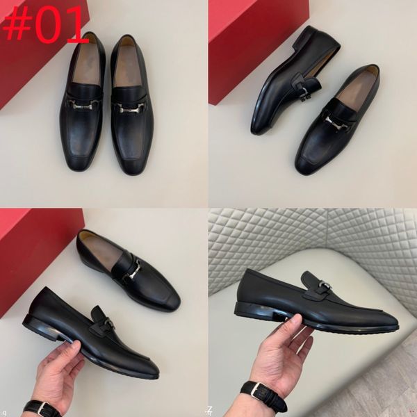 

f7/10model formal shoes new designer men's penny loafers fashion shoes men's moccasins luxury dress casual shoes 38-45 oxford shoe, Black