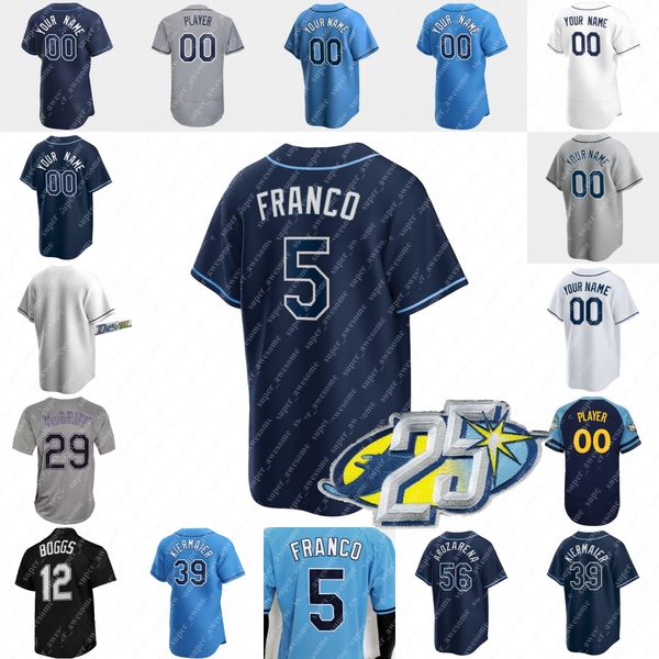 

wade boggs jersey 44 toby hall carlos pena 18 ben zobrist 23 julio lugo 3 evan longoria 13 carl crawford 19 aubrey huff 29 fred mcgriff 34 j, Blue;black