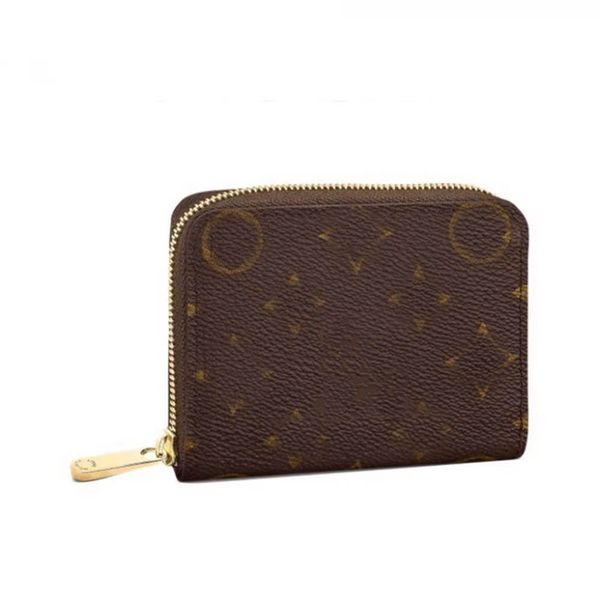 

designer wallet women purse card holder soft leather purse original box lady zippy zipper wallet fashion cards holders cash wallet 60067, Red;black