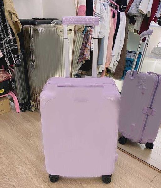 

RIW Suitcase box Rim Luggage With Wheels Women Travel Bag Designer FASHION Large Box Bags Men Fashion Classic Pink Black Carry On Luggages 230716, Blue