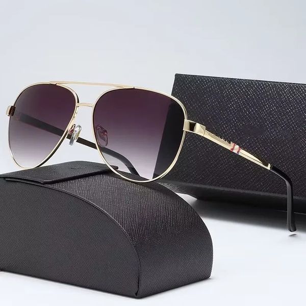 

1pcs designer brand classic pilot sunglasses fashion women sun glasses uv400 gold frame green mirror 58mm lens with boxpf0r, White;black