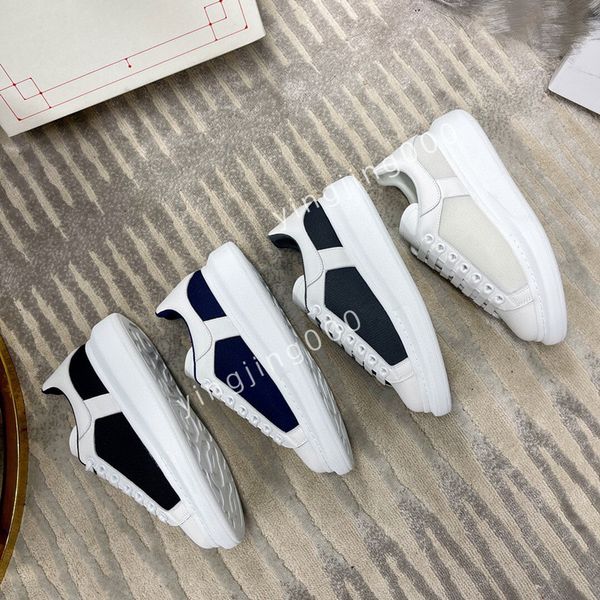 

mens flat sneakers low mens casual trainers walking designer woman shoe leather lace up men fashion platform, Black