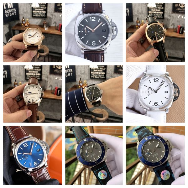 

2023 42mm new mens sports watch designer luxury watch stainless steel material waterproof glow wristwatches for men automatic movement watch, Slivery;brown