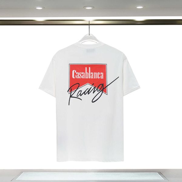

mens designer shirt casablanc man womens s with letters print short sleeves summer casablanca t-shirts men loose tees us size s-xxl 1 pg90, White;black