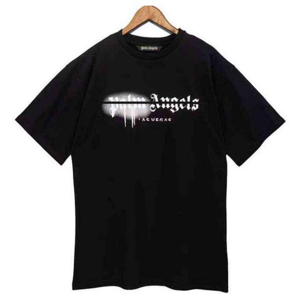 

men's t shirts summer palms palmangel women tee bear printed short sleeve letter designers clothing streetwear clothes 2023 casual rou, White;black
