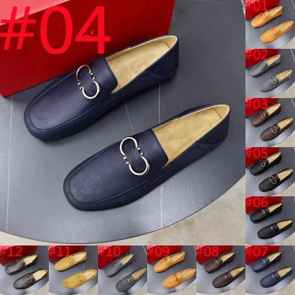

f10/25model genuine leather designer men casual shoes brand 2023 italian men loafers moccasins breathable slip on black driving shoes plus s