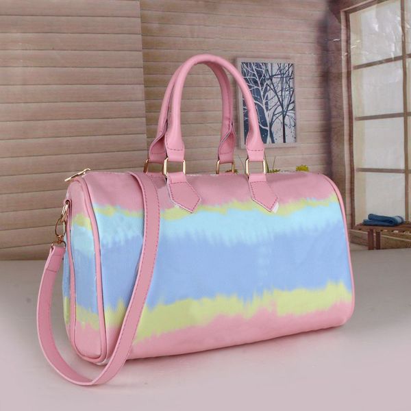 

40390/40391/40392 speedy handbags women messenger bag classic luxury designer crossbody bags lady totes with key lock shoulder strap dust ba