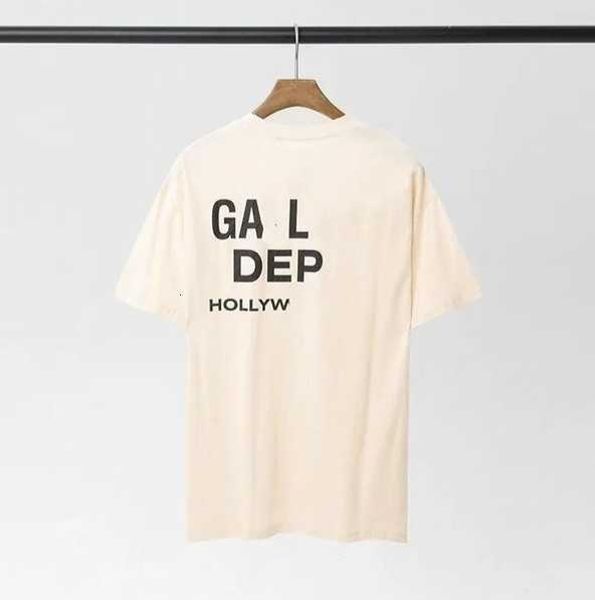

2023 new tees galleryse depts t shirts mens womens designer t-shirts galleryes depts cottons man s casual shirt luxurys clothing street sho, White;black