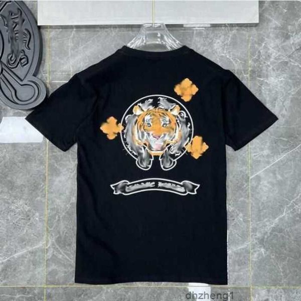 

men's mens classic t shirt heart fashion ch brand letter sanskrit cross pattern sweater t-shirts designers chromes pullover 8qds, White;black
