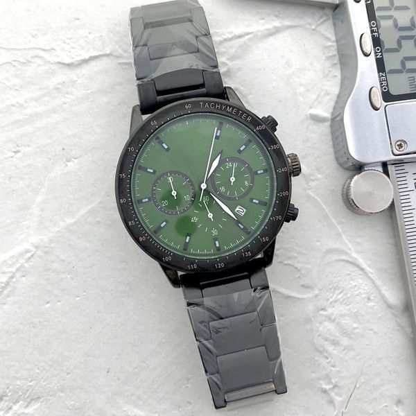 

arman wrist watches for men 2023 mens watches all dials work quartz watch luxury brand chronograph clock fashion steel strap montre de luxe, Slivery;golden