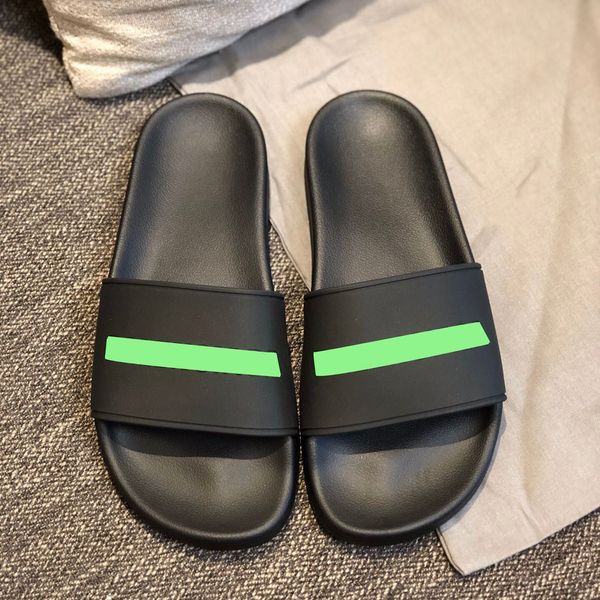 

france rubber slipper sliders women man designer slide sandal for woman floral brocade luxury slippers flat bottoms flip flop designer fashi, Black