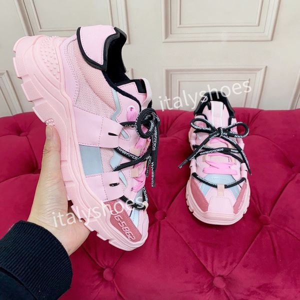 

men fashion designer sneaker womens casual shoes leather sneakers embroidered stripes white shoes flat platform walking sports shoes2023, Black