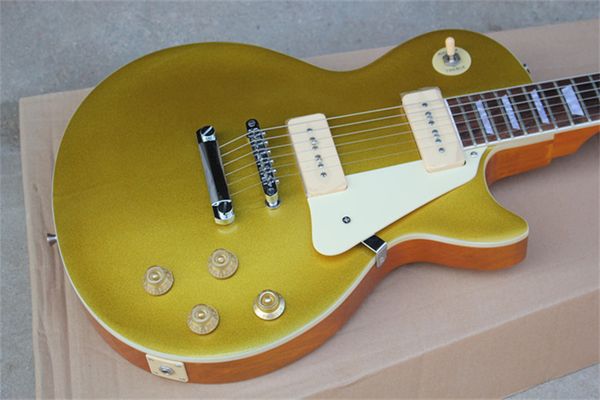 

p90 pickups 1959 gold standard electric guitar vos goldmahogany body rosewood fingerboard 6 strings chrome hardware