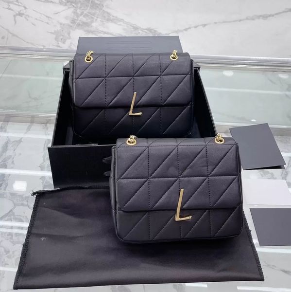 

2023 cross body chain handbags women ladies bags messenger bag leather female fashion totes shoulder handbag 2 size, Black;red