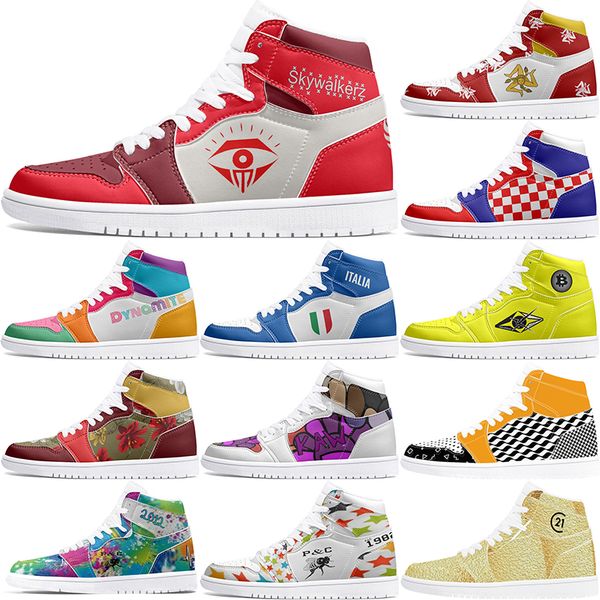 

winter autumn Customized Shoes 1s DIY shoes Basketball Shoes damping boys Anime Character Customization Personalized Trend Outdoor Shoe