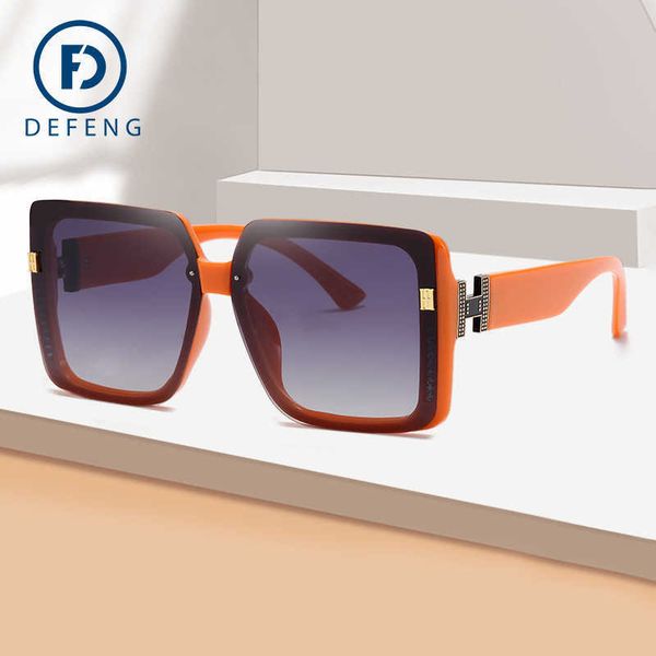 

dithering live broadcast polarized women's bicolor progressive sunglasses new square good quality 2255, White;black